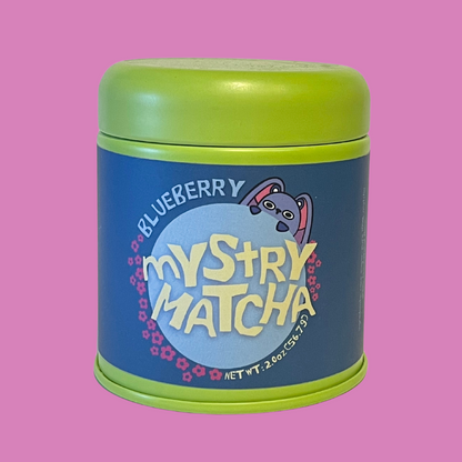 Tin of mysyty matcha's Bumbleberry Barb product